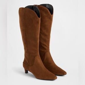 NWB GAP Kitten Heel Pointy Knee High Boots